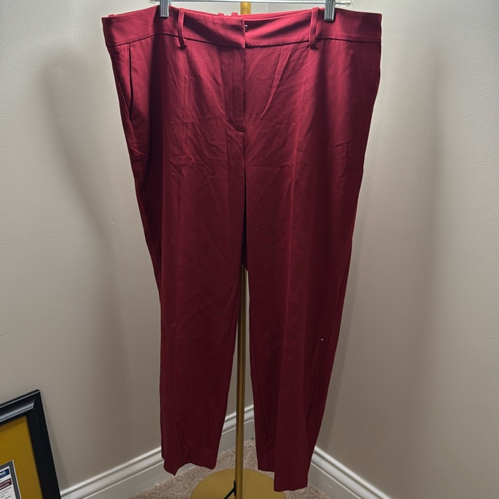 Women’s Work brick red size 18 dress pant